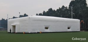 Tenda insuflável para eventos com 24x12 mt