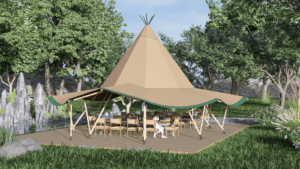 Tenda de Glamping CS Tipi