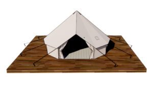 Tenda de Glamping Belltent