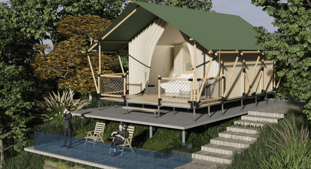 Tenda de glamping Cobersun CS MS6